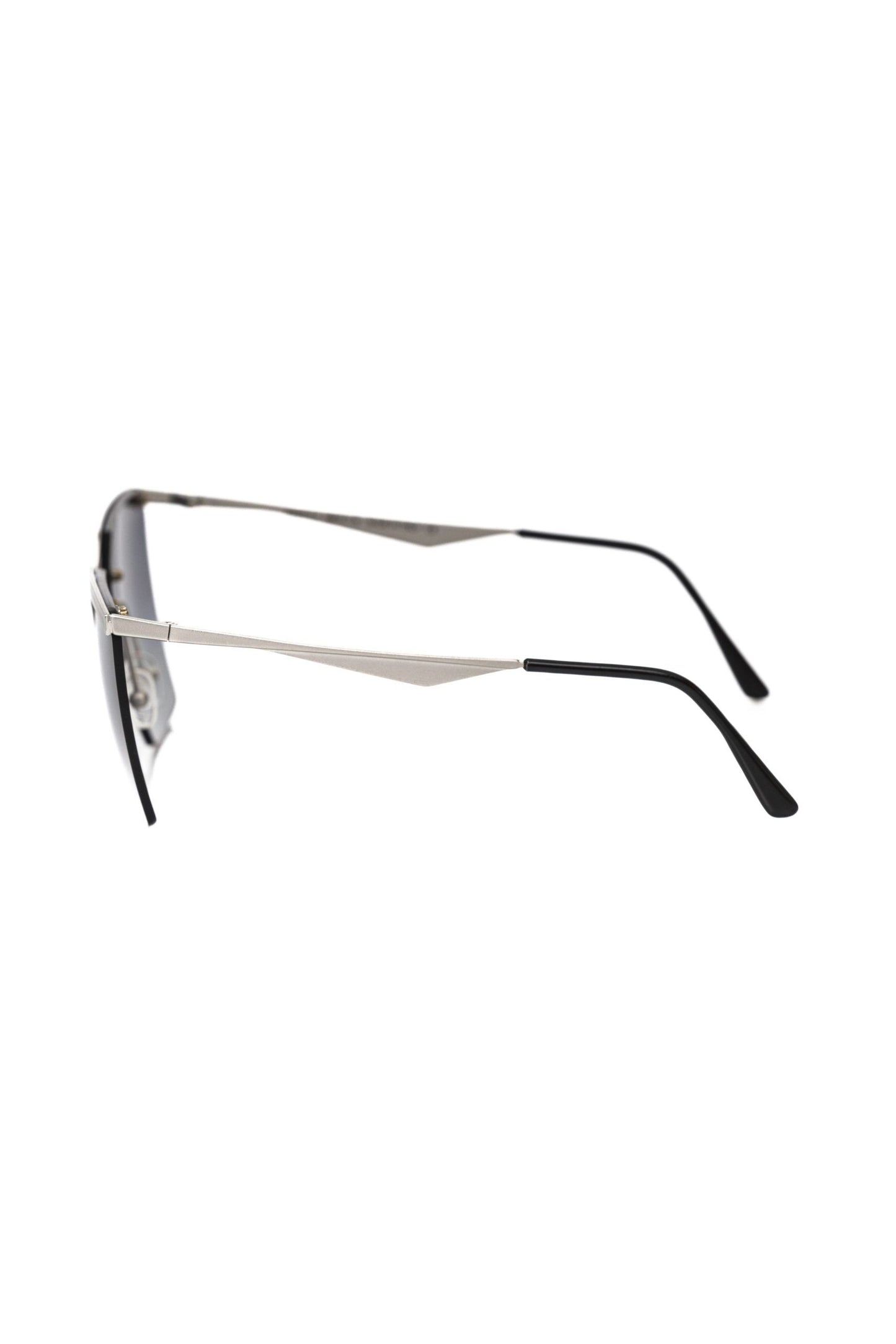 Lunettes de soleil argentées métallisées Frankie Morello pour femme