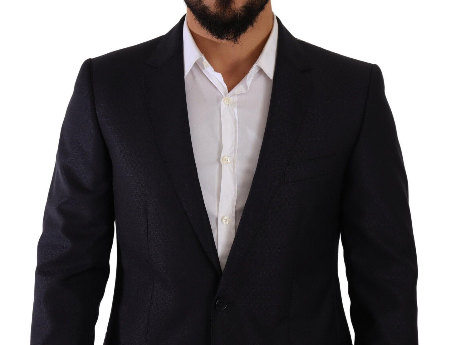 Dolce & Gabbana Bleu MARTINI Costume-manteau 2 pièces coupe slim