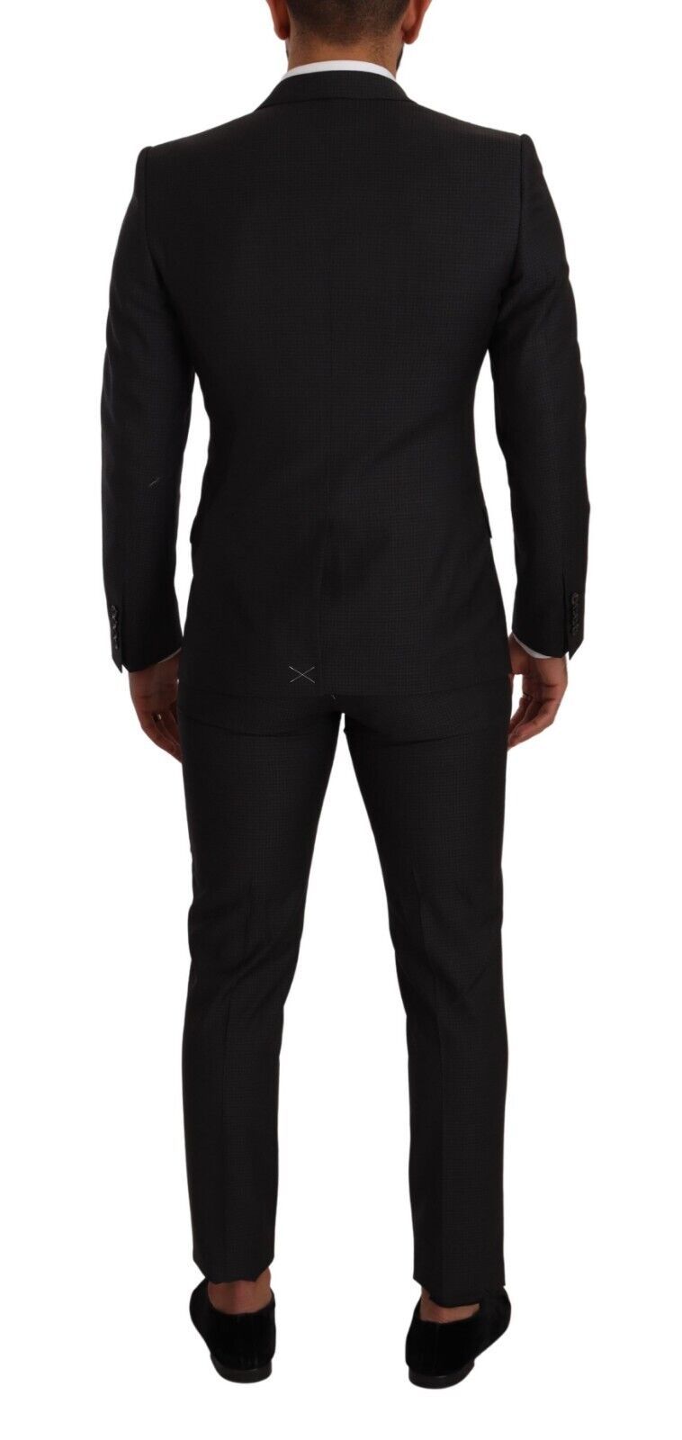 Dolce & Gabbana, costume noir MARTINI à simple boutonnage, 2 pièces.