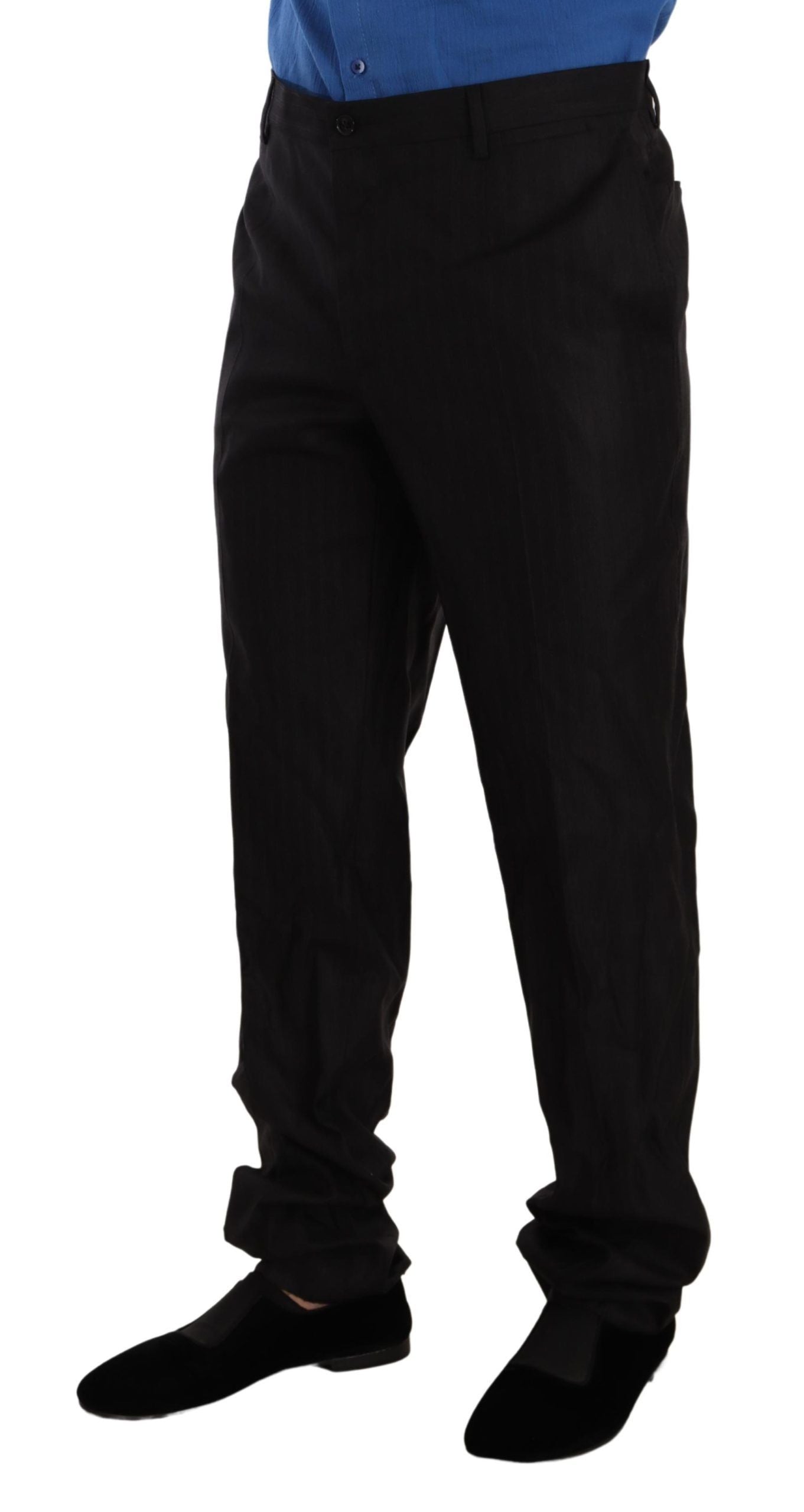Dolce & Gabbana Combinaison-pantalon en laine et soie grise