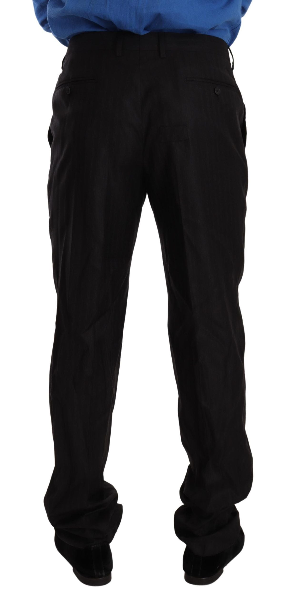 Dolce & Gabbana Combinaison-pantalon en laine et soie grise