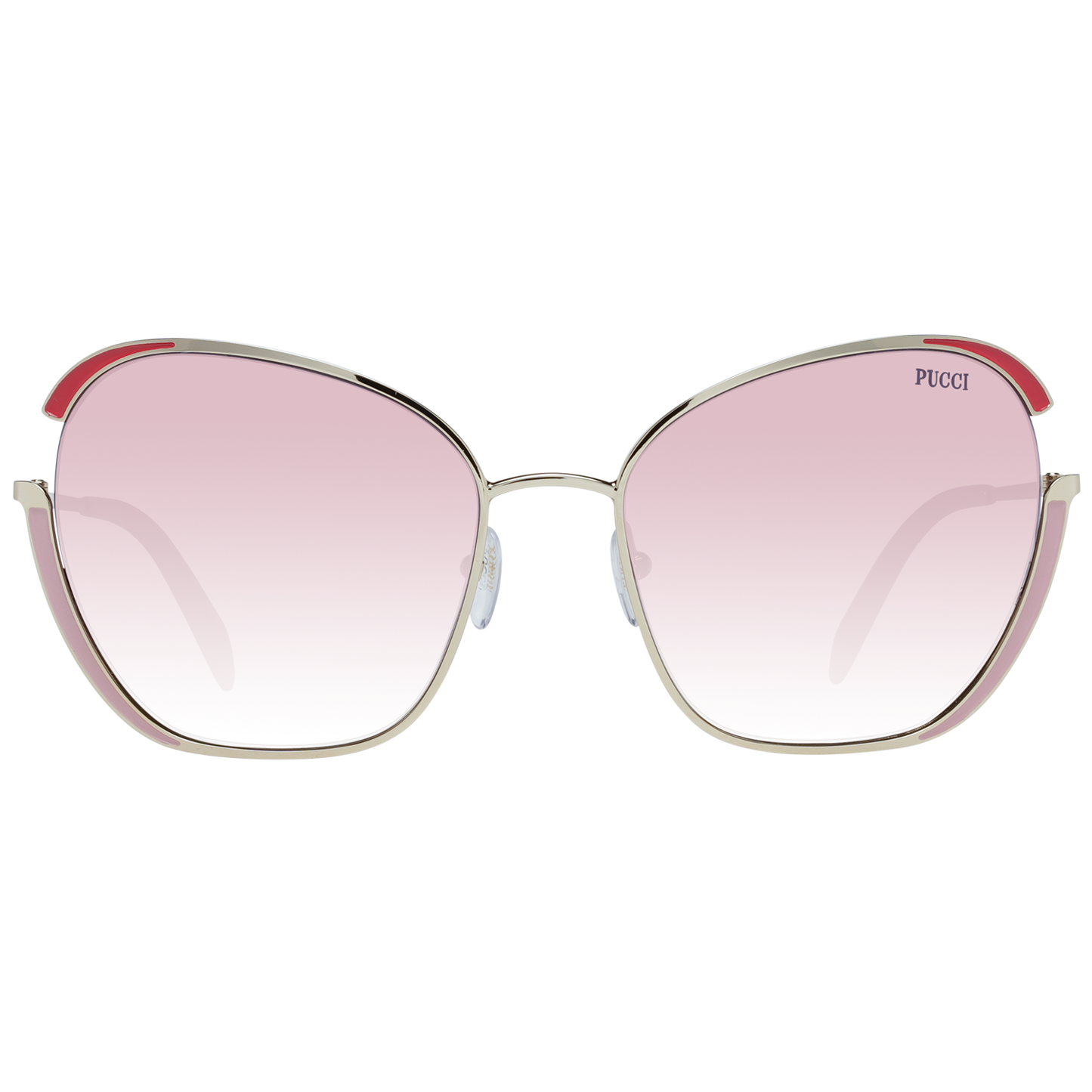 Lunettes de soleil Emilio Pucci dorées pour femme