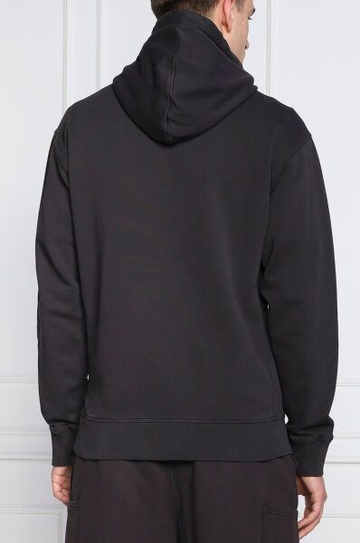 Sweat à capuche en coton bleu foncé élégant de Hugo Boss