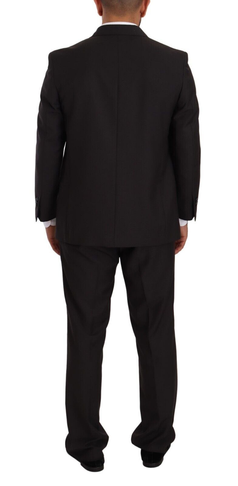 Costume formel gris en polyester à simple boutonnage de Domenico Tagliente