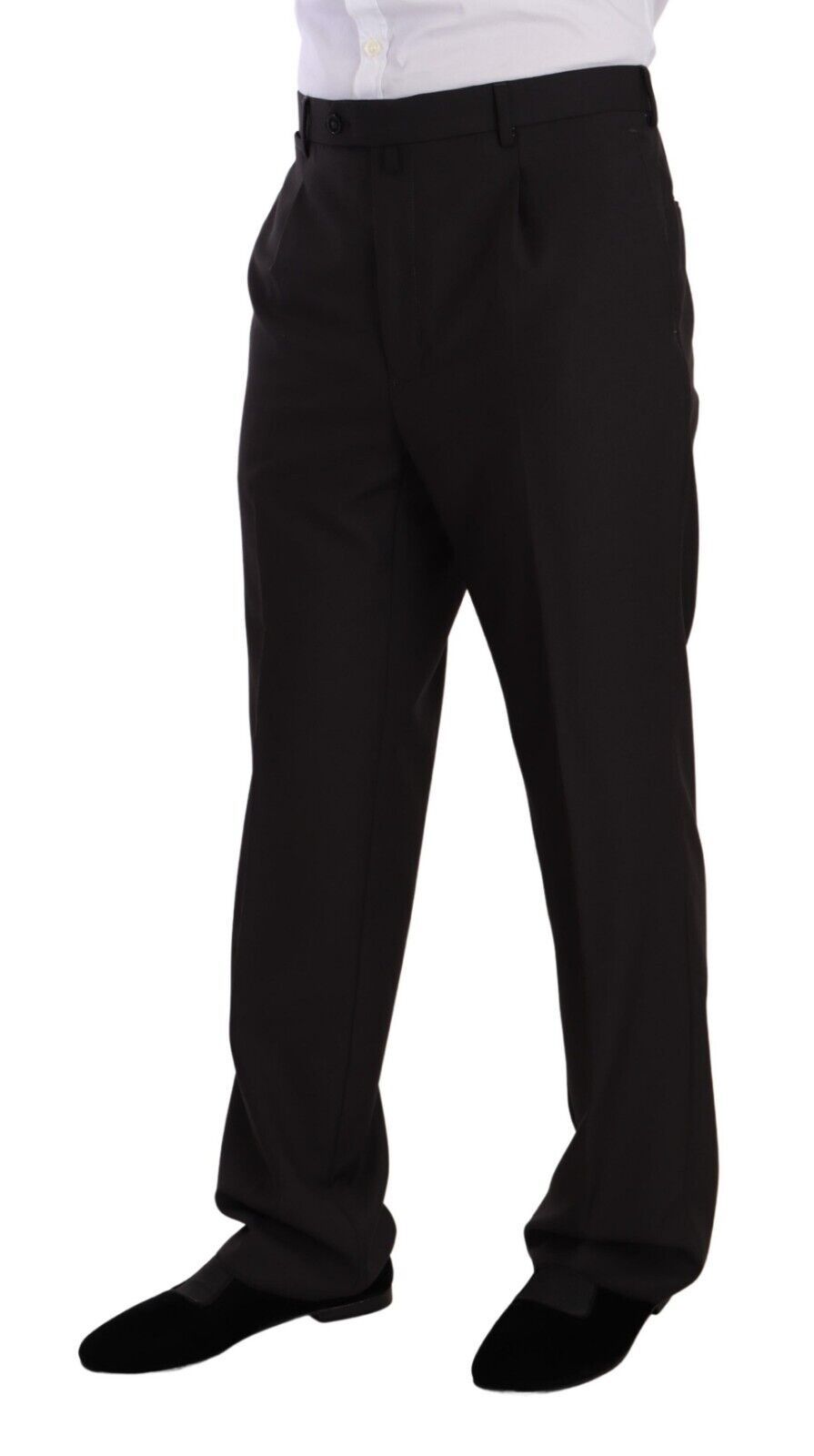 Costume formel gris en polyester à simple boutonnage de Domenico Tagliente