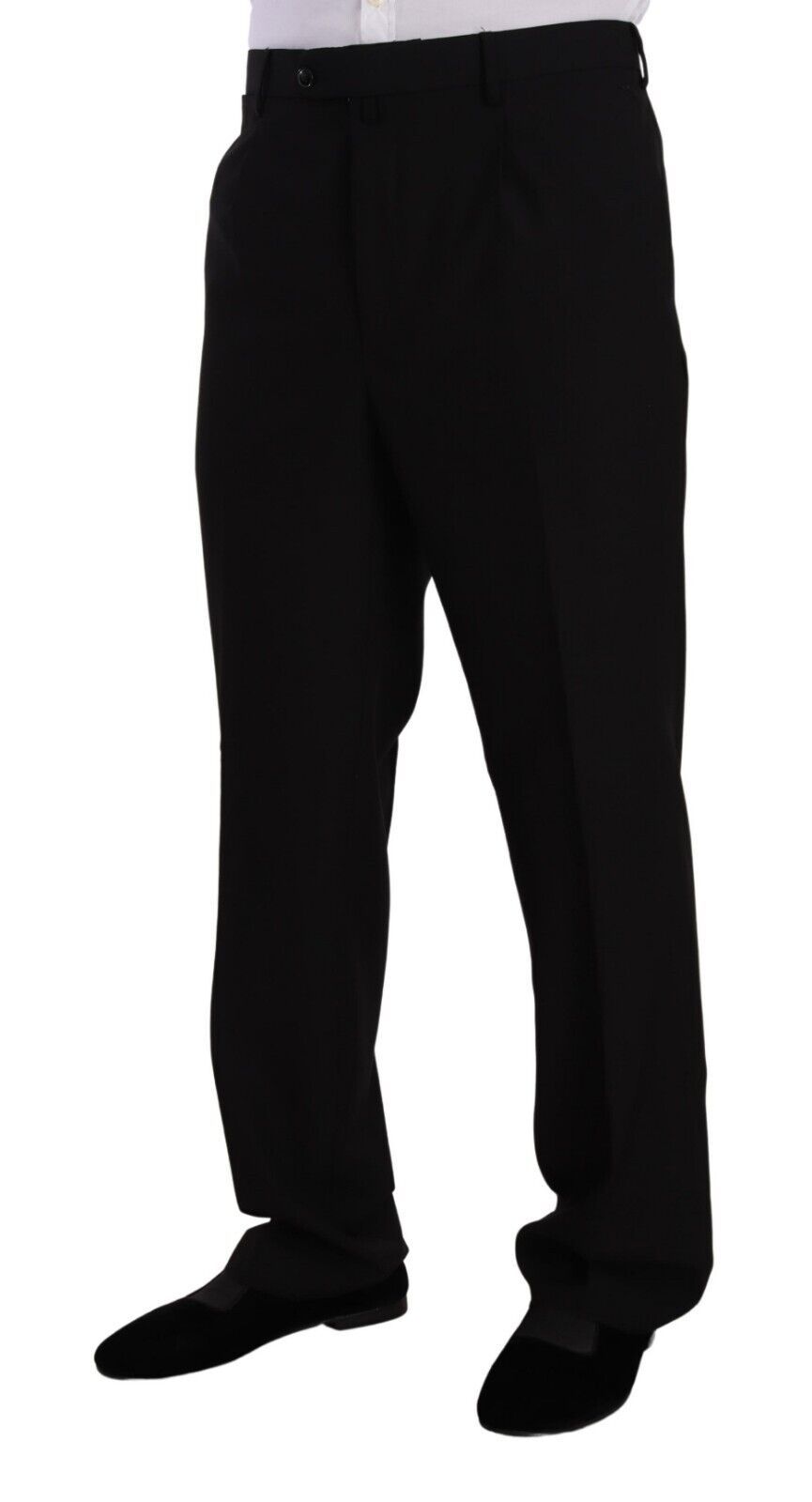 Costume formel noir en polyester à simple boutonnage de Domenico Tagliente