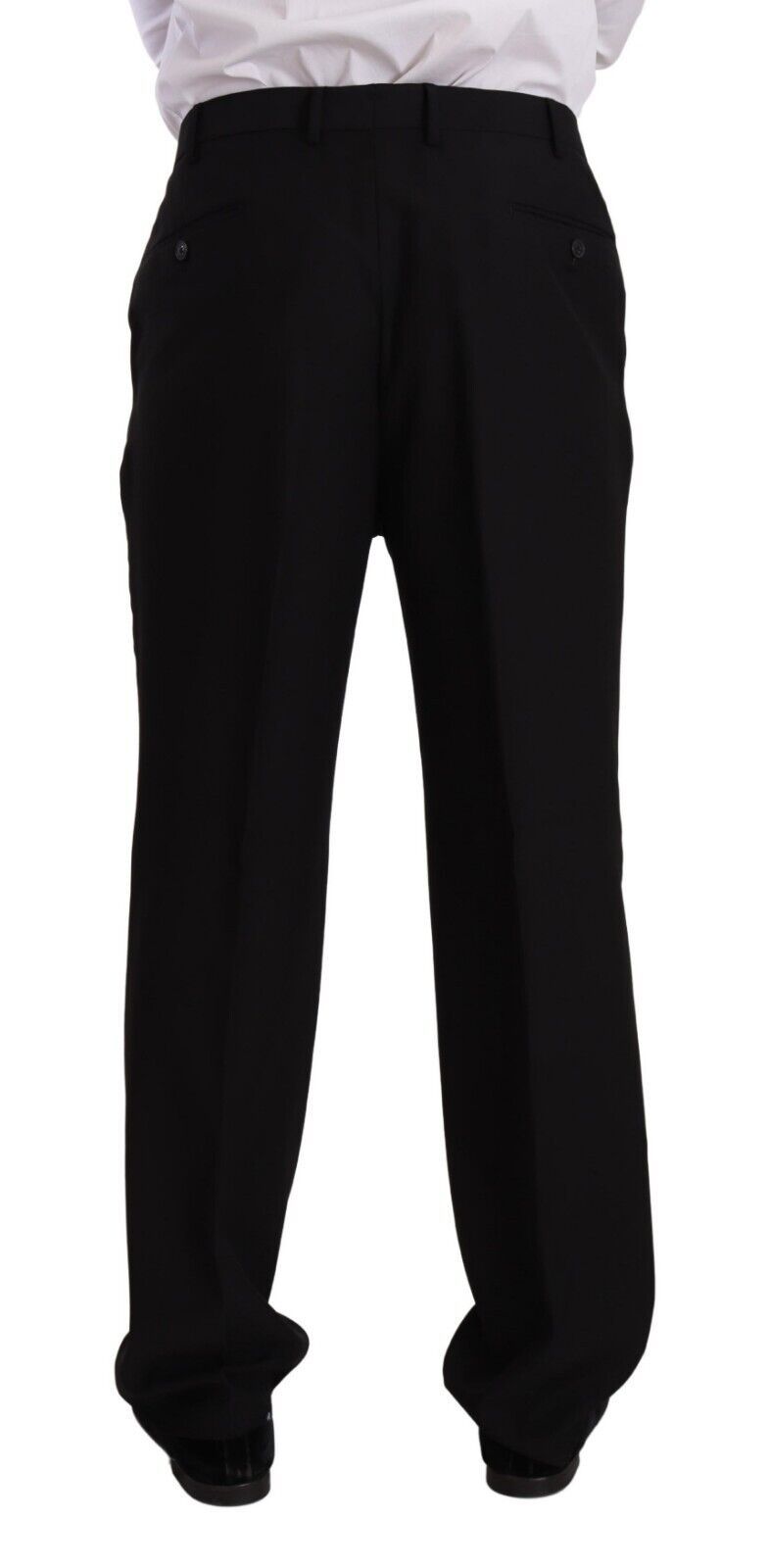 Costume formel noir en polyester à simple boutonnage de Domenico Tagliente