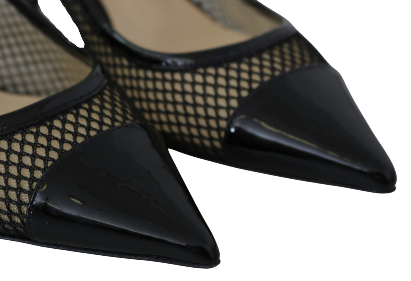 Escarpins à bout pointu en maille vernie Chic de Jimmy Choo