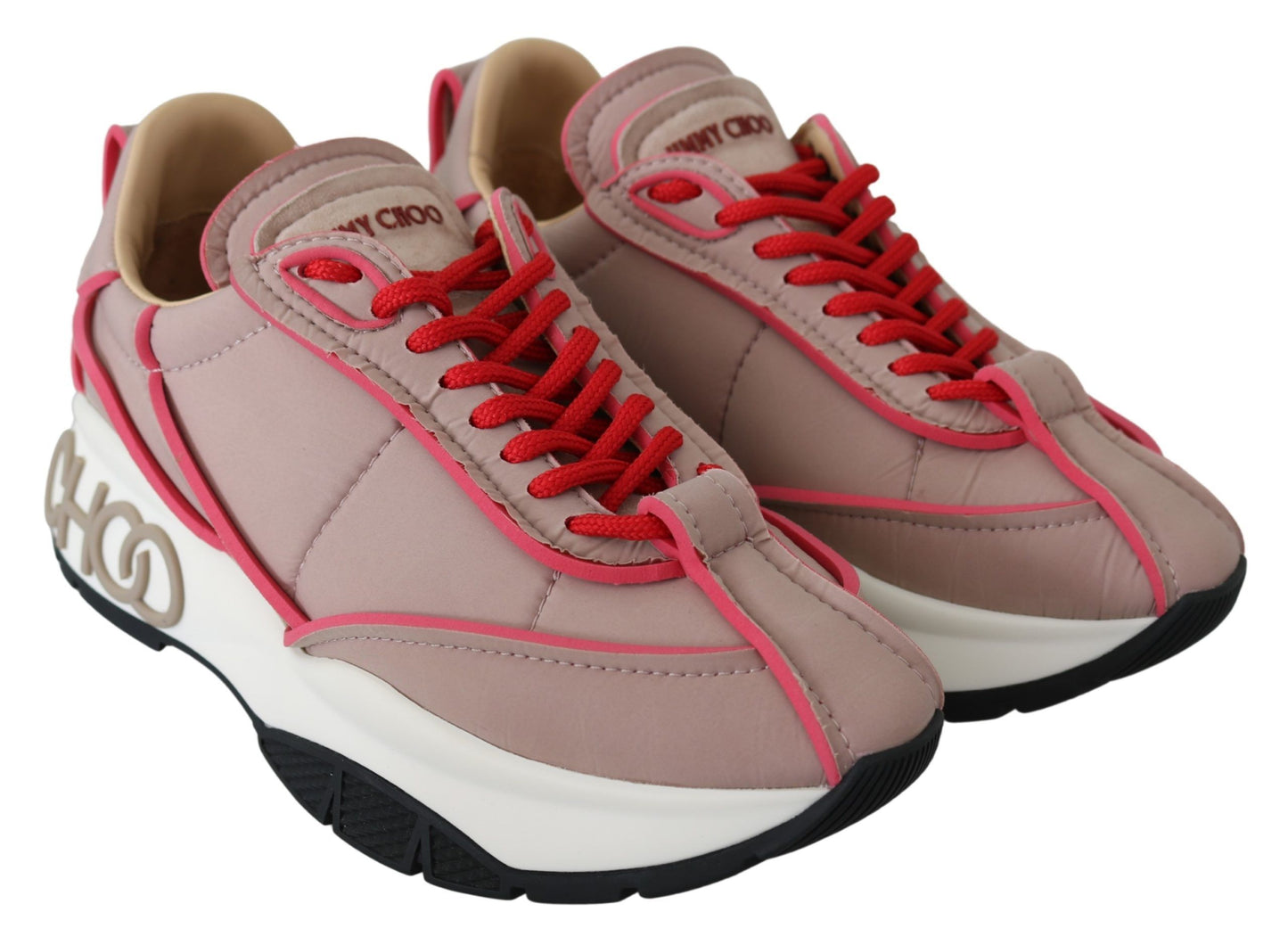 Sneakers rembourrées Ballet Pink Chic de Jimmy Choo