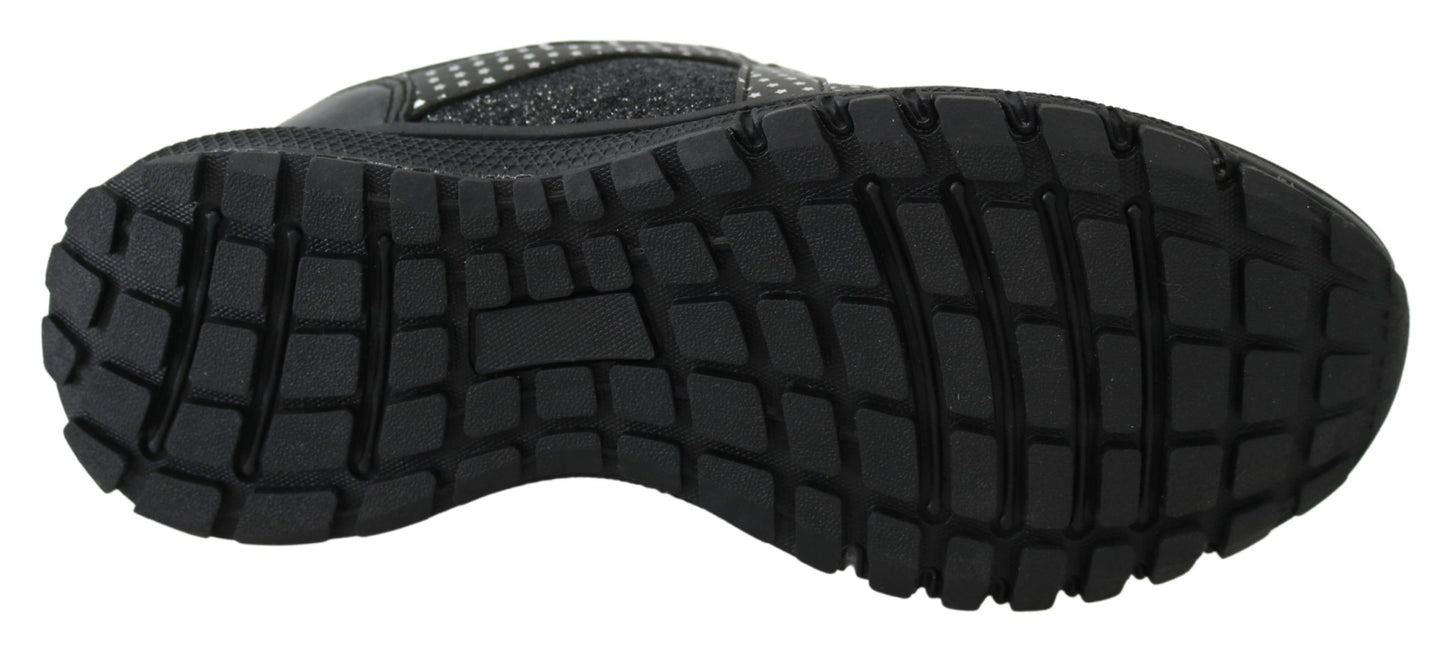 Plein Sport Chaussures de sport Jasmines, élégantes, noires, type running.