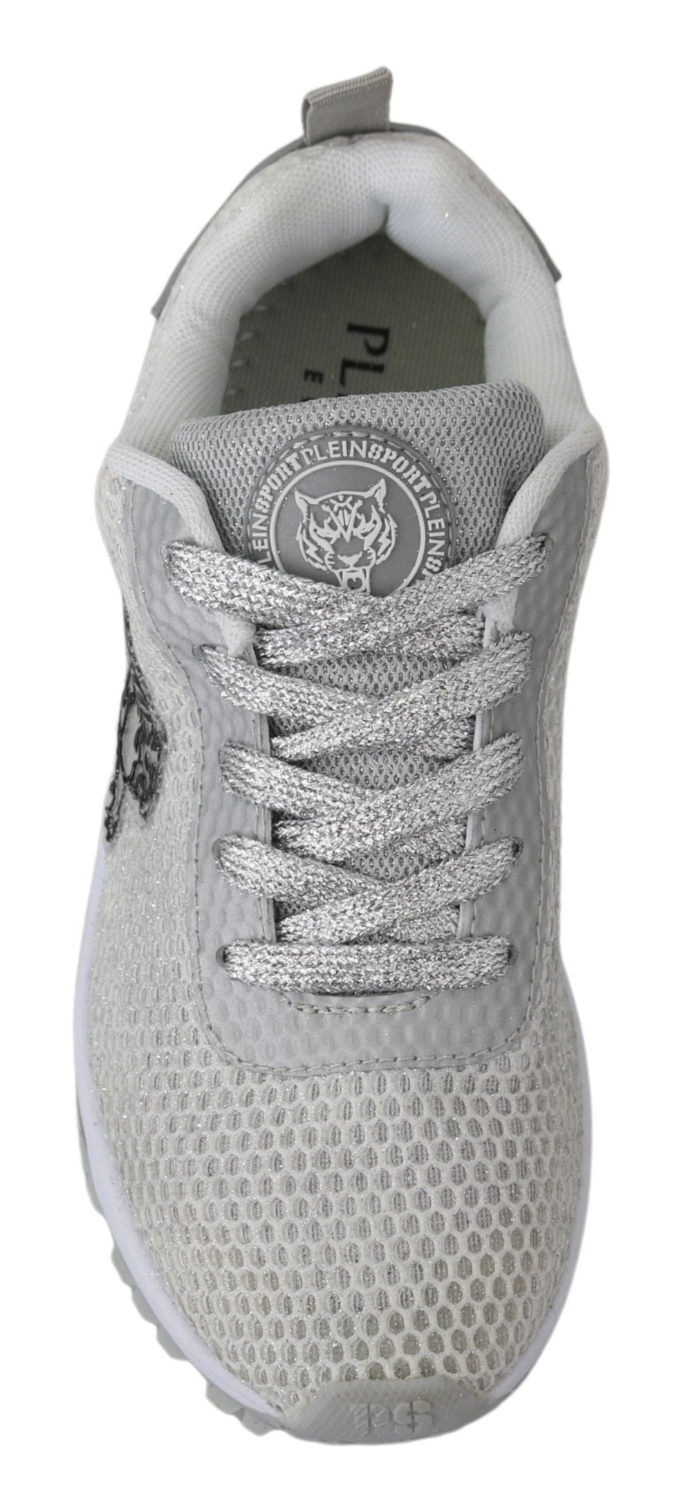 Plein Sport, baskets sport Gretel argentées Glamorous
