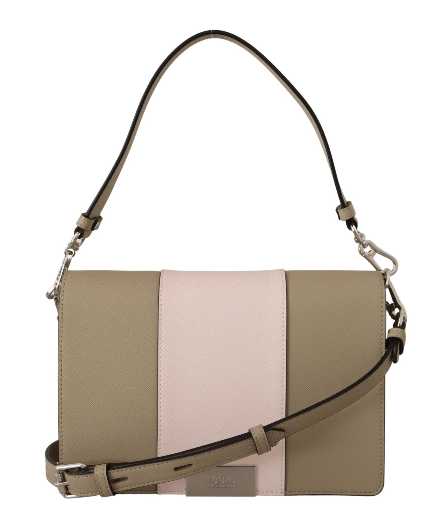 Karl Lagerfeld Chic Sage schoudertas met dubbele banden