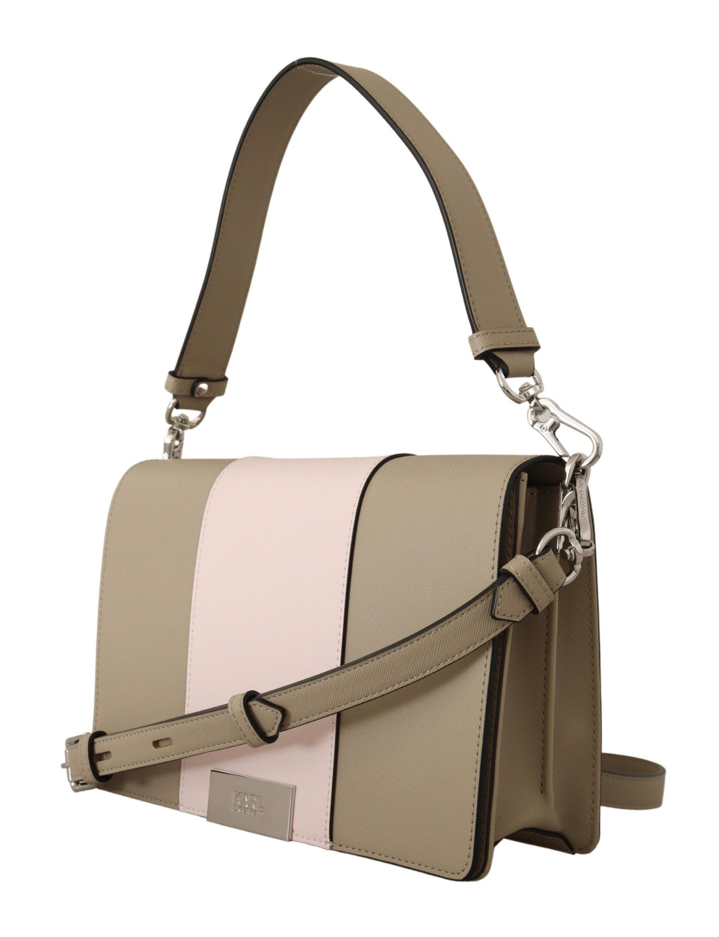Karl Lagerfeld Chic Sage schoudertas met dubbele banden