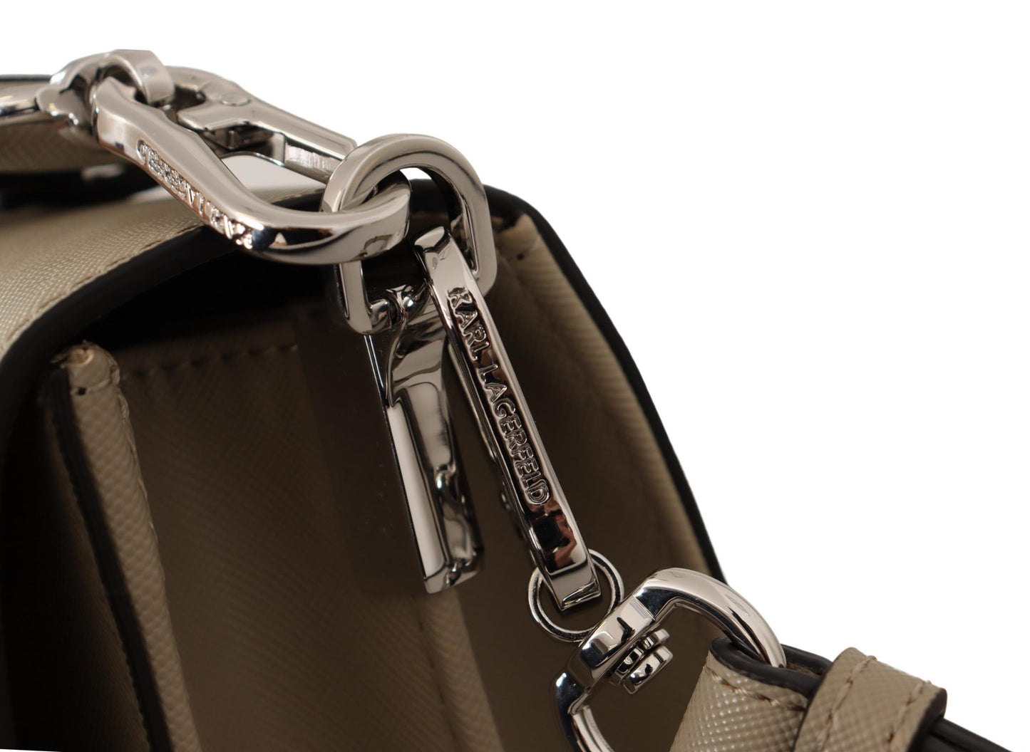 Karl Lagerfeld Chic Sage schoudertas met dubbele banden