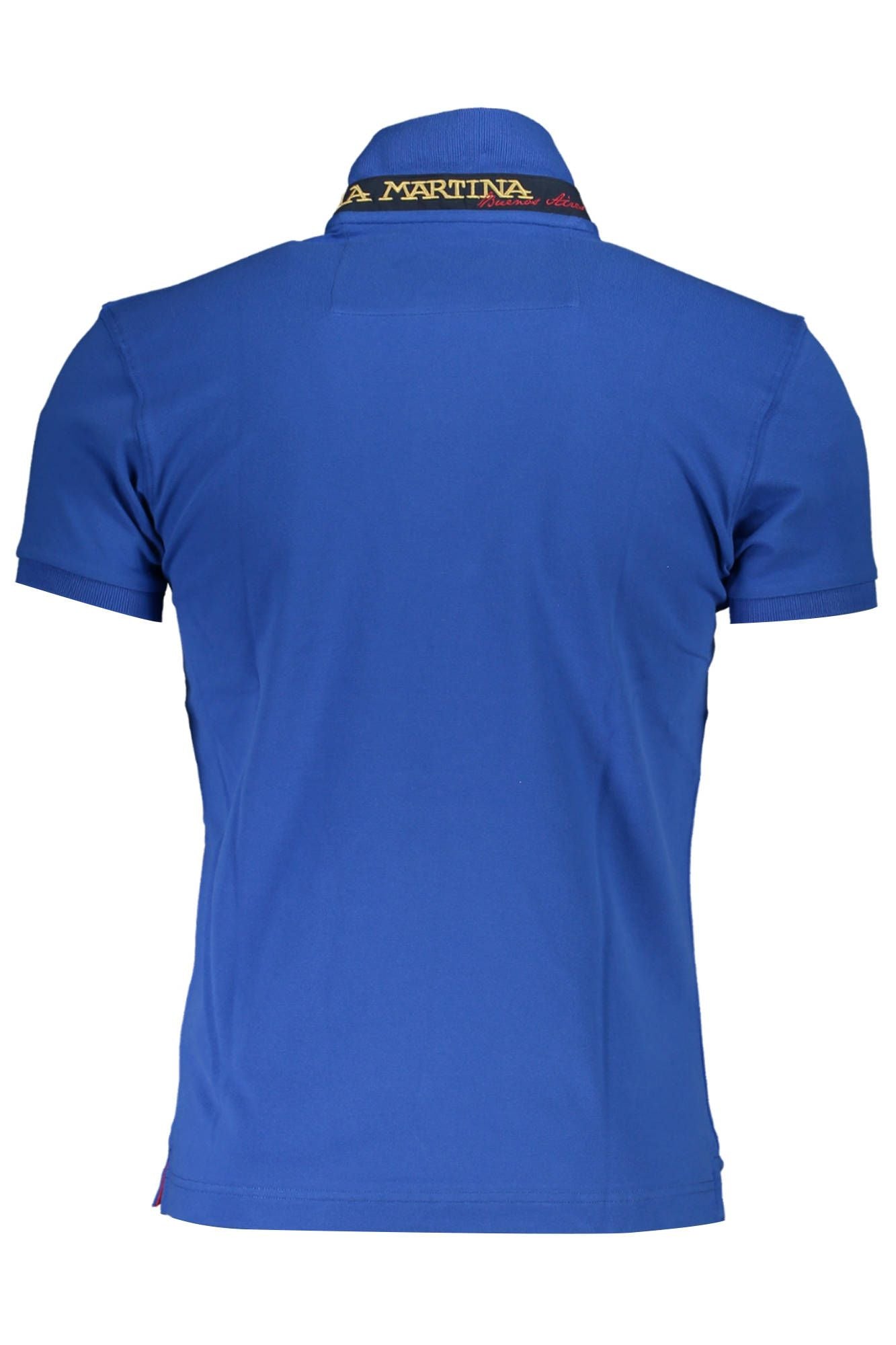 La Martina Slim Fit geborduurde polo met contrasterende details