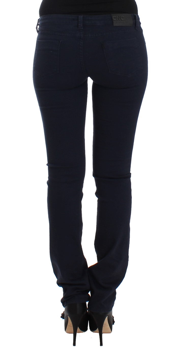 Costume National, jeans bleu à jambes droites
