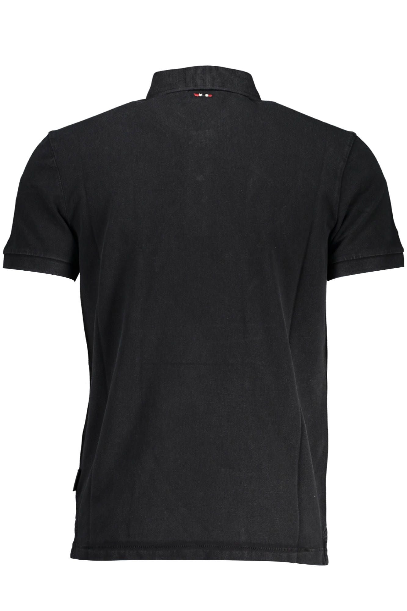 Polo Napapijri Classic Noir Brodé
