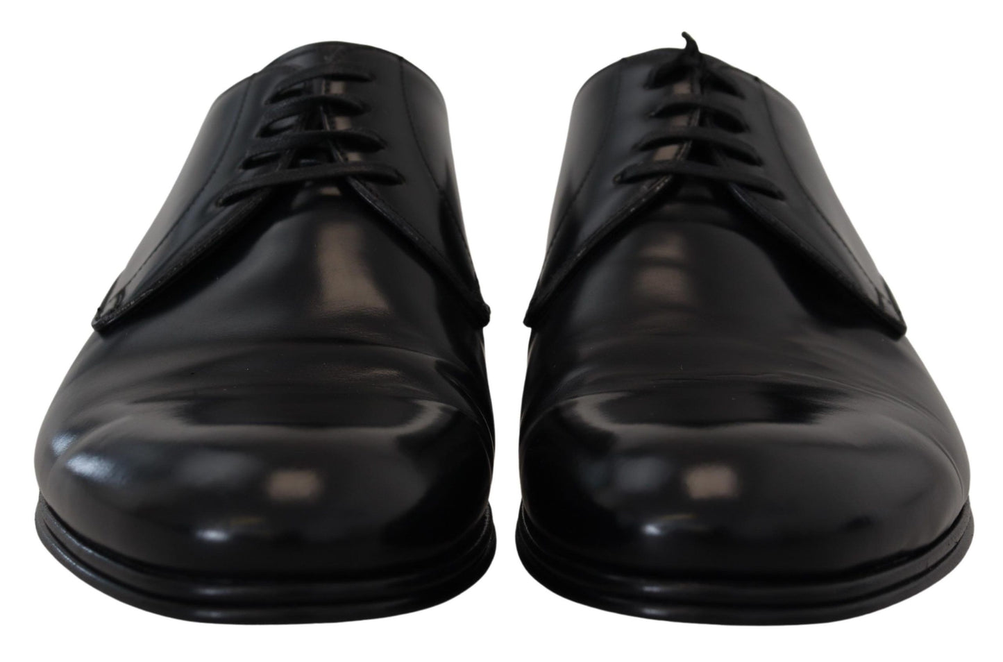 Dolce & Gabbana zwarte leren formele schoenen