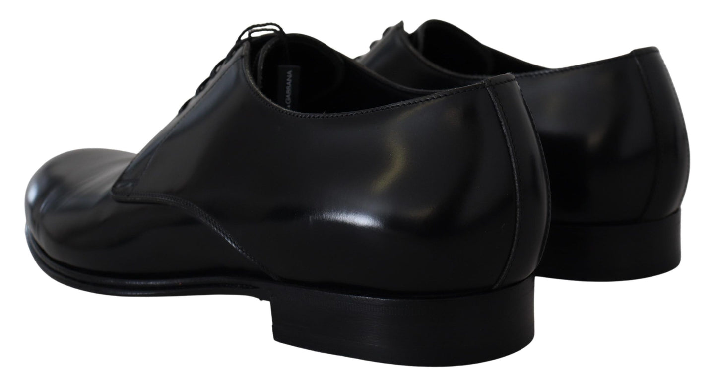 Dolce & Gabbana zwarte leren formele schoenen