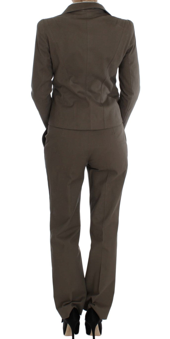 Costume en coton et laine beige de BENCIVENGA