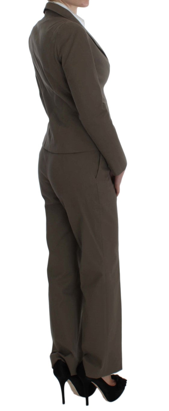 Costume en coton et laine beige de BENCIVENGA