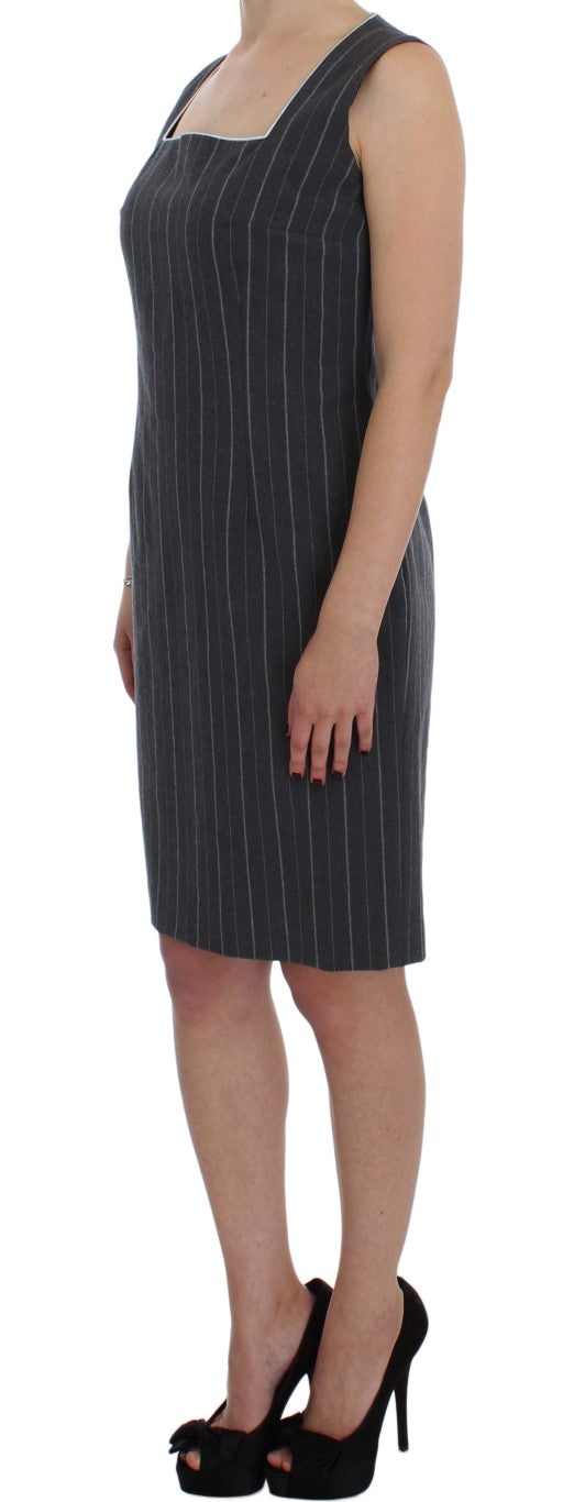 BENCIVENGA Grijs, rekbaar pak, bestaande uit een jurk en blazer.