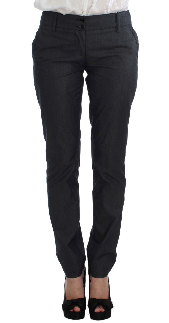 Exte Costume Gris à Un Bouton, Deux Pièces