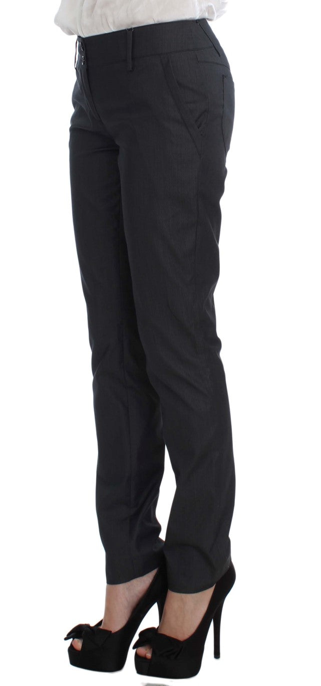 Exte Costume Gris à Un Bouton, Deux Pièces