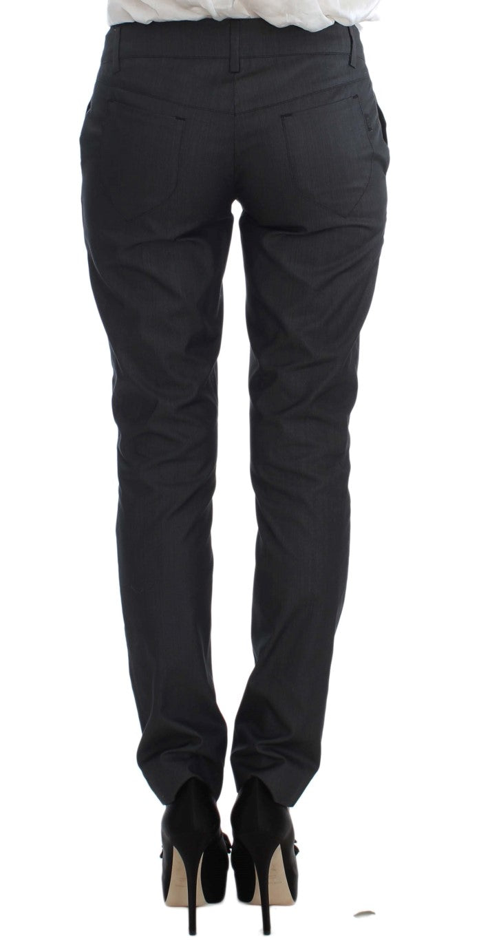 Exte Costume Gris à Un Bouton, Deux Pièces