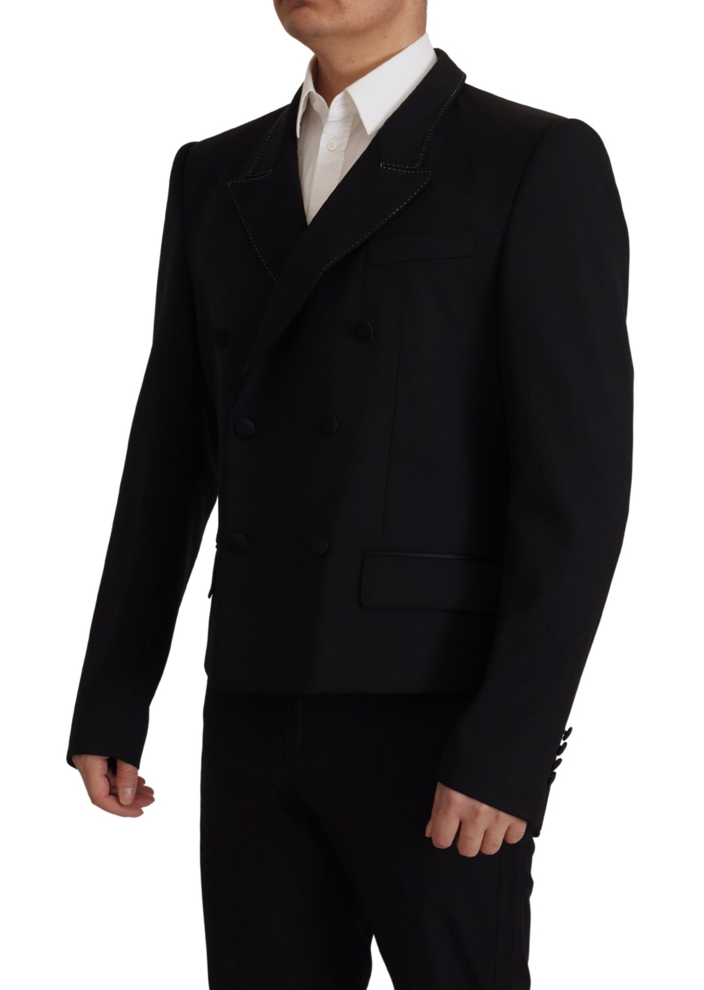 Dolce & Gabbana - Blazer noir à double boutonnage