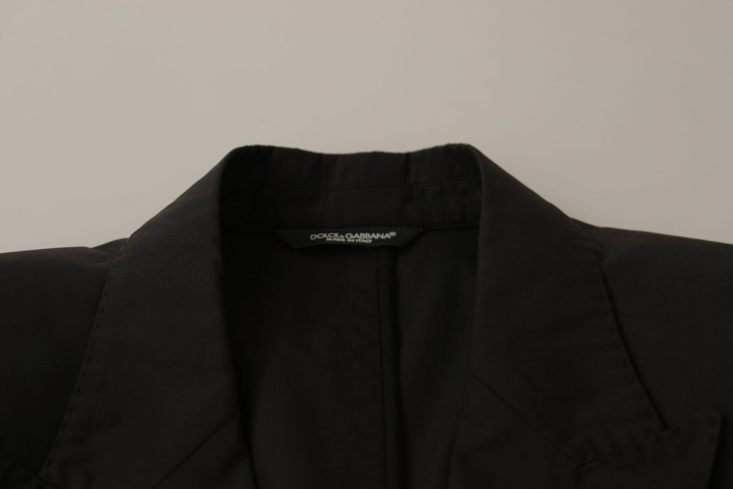 Dolce & Gabbana TAORMINA, blazer noir à simple boutonnage
