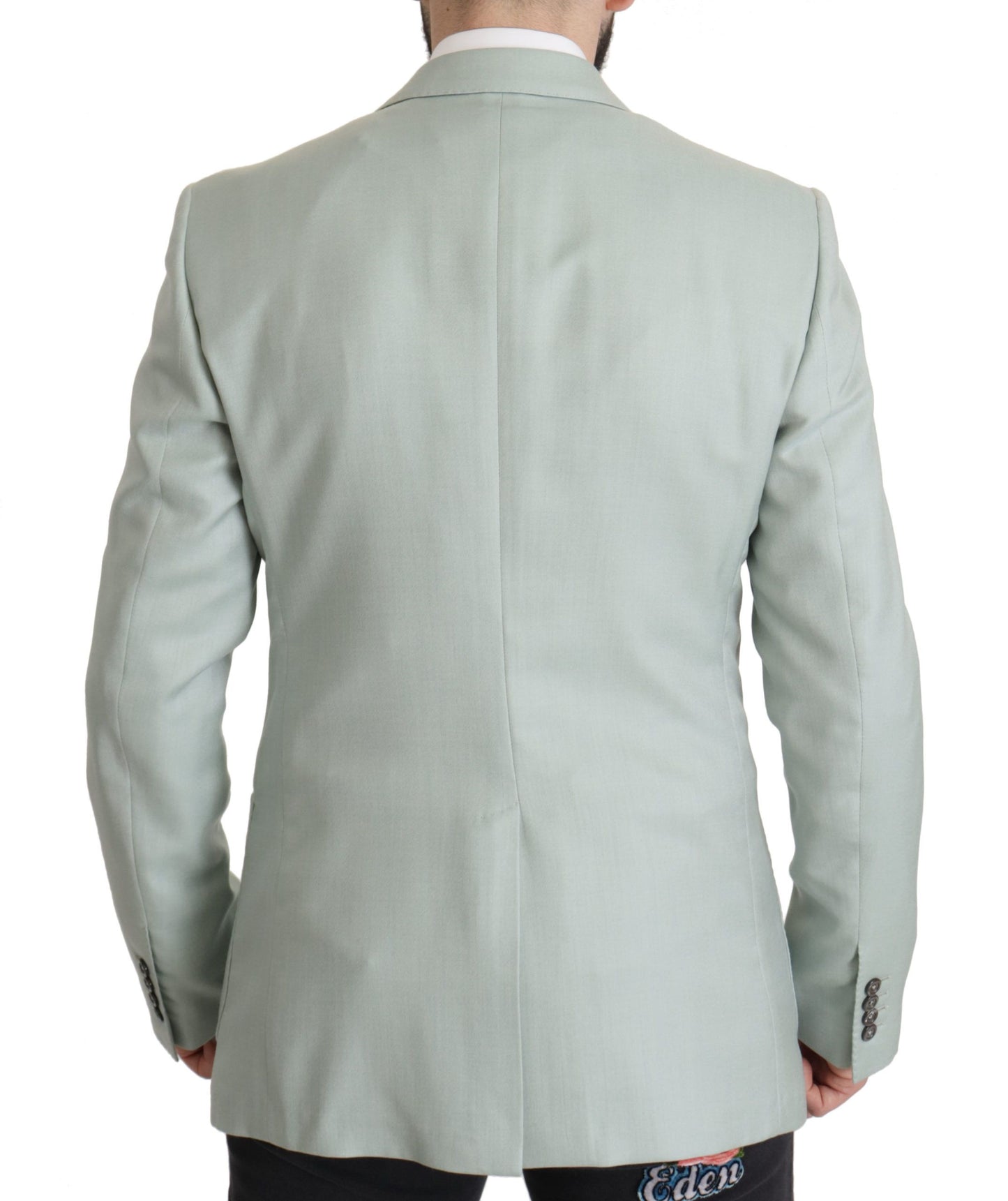 Dolce & Gabbana Veste de blazer en cachemire verte