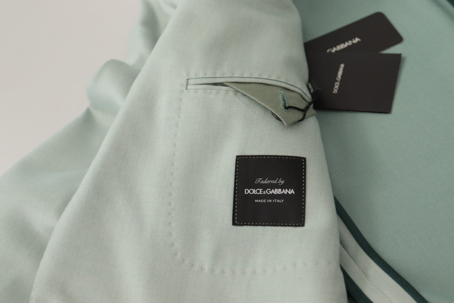 Dolce & Gabbana Veste de blazer en cachemire verte