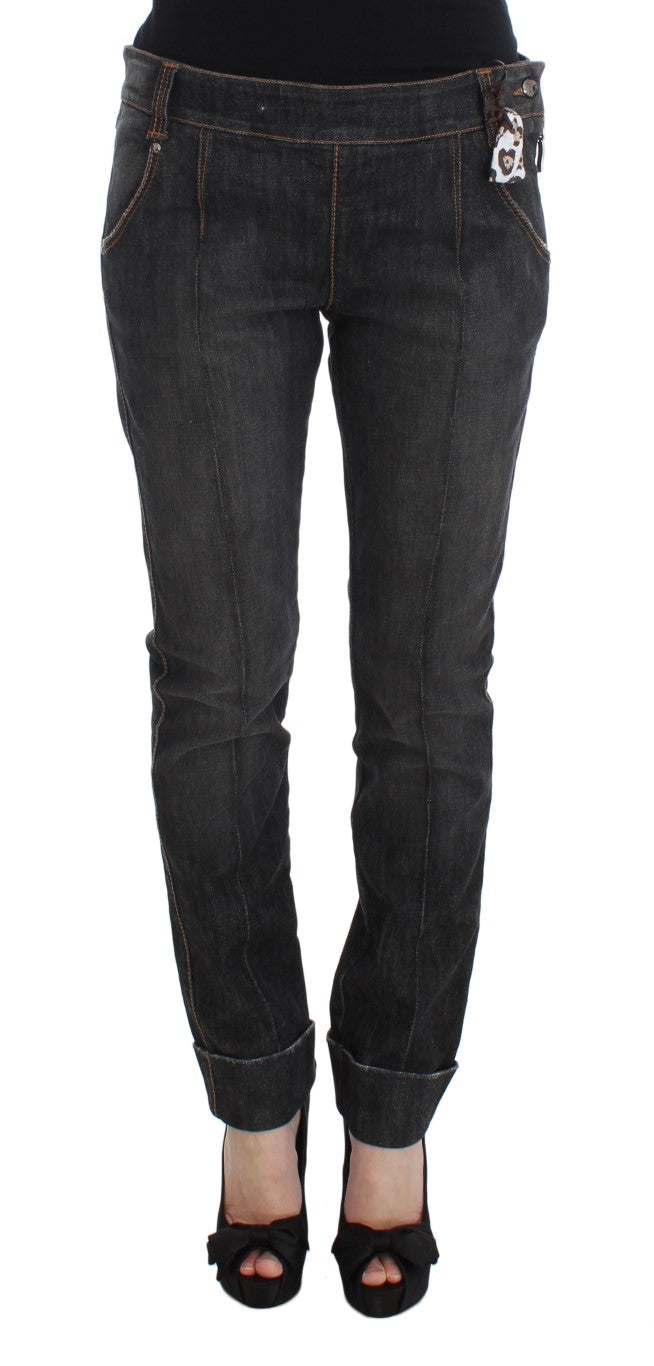 Jean slim en coton gris Ermanno Scervino