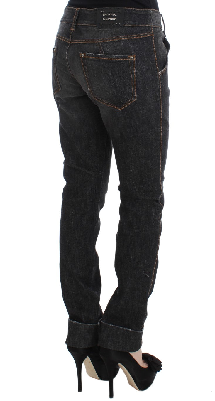 Jean slim en coton gris Ermanno Scervino