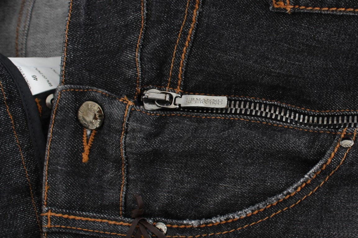 Jean slim en coton gris Ermanno Scervino