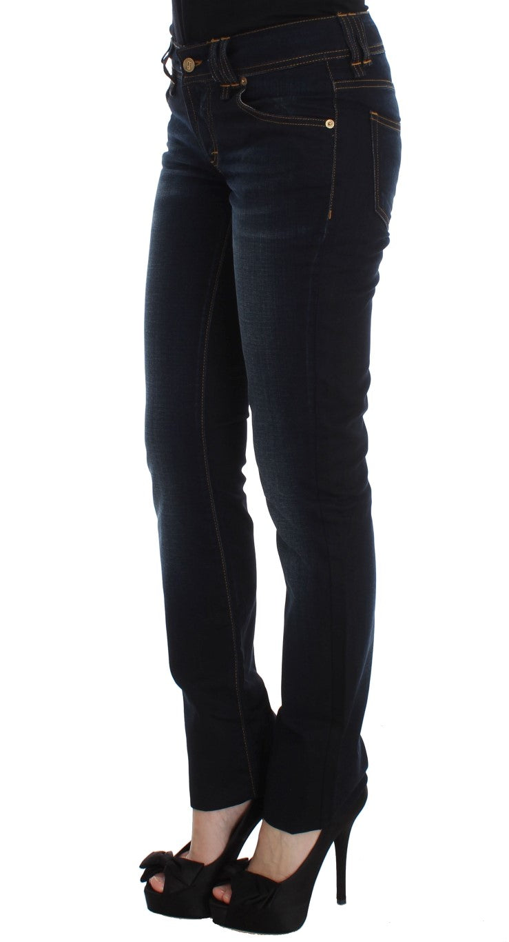 Jean slim en coton bleu John Galliano