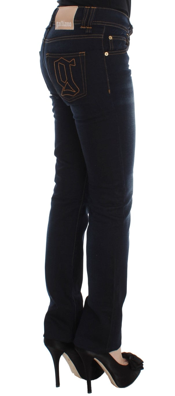 Jean slim en coton bleu John Galliano