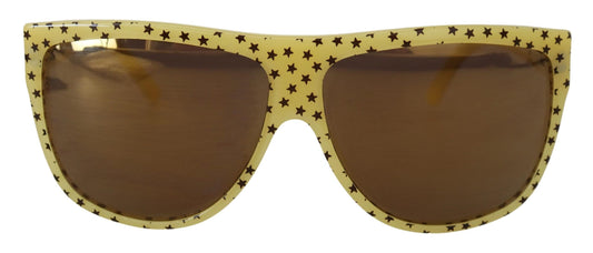 Dolce & Gabbana Yellow Stars Acetate Square Shades DG4125 Zonnebril