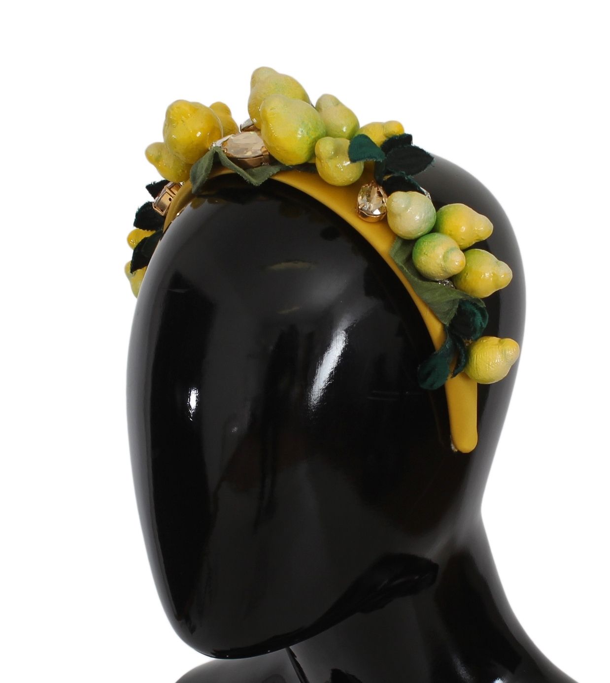 Serre-tête diadème en cristal de Sicile Dolce & Gabbana Yellow Lemons