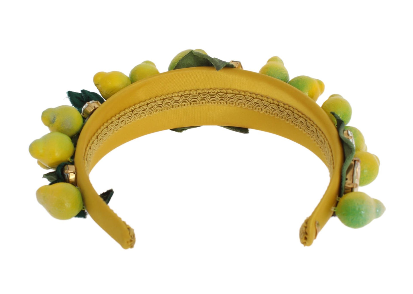 Serre-tête diadème en cristal de Sicile Dolce & Gabbana Yellow Lemons