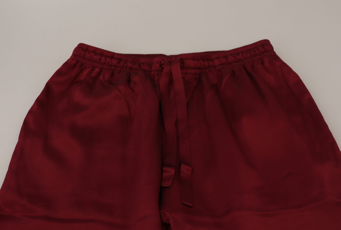 Pantalon de pyjama en soie de Bordeaux DG de Dolce & Gabbana