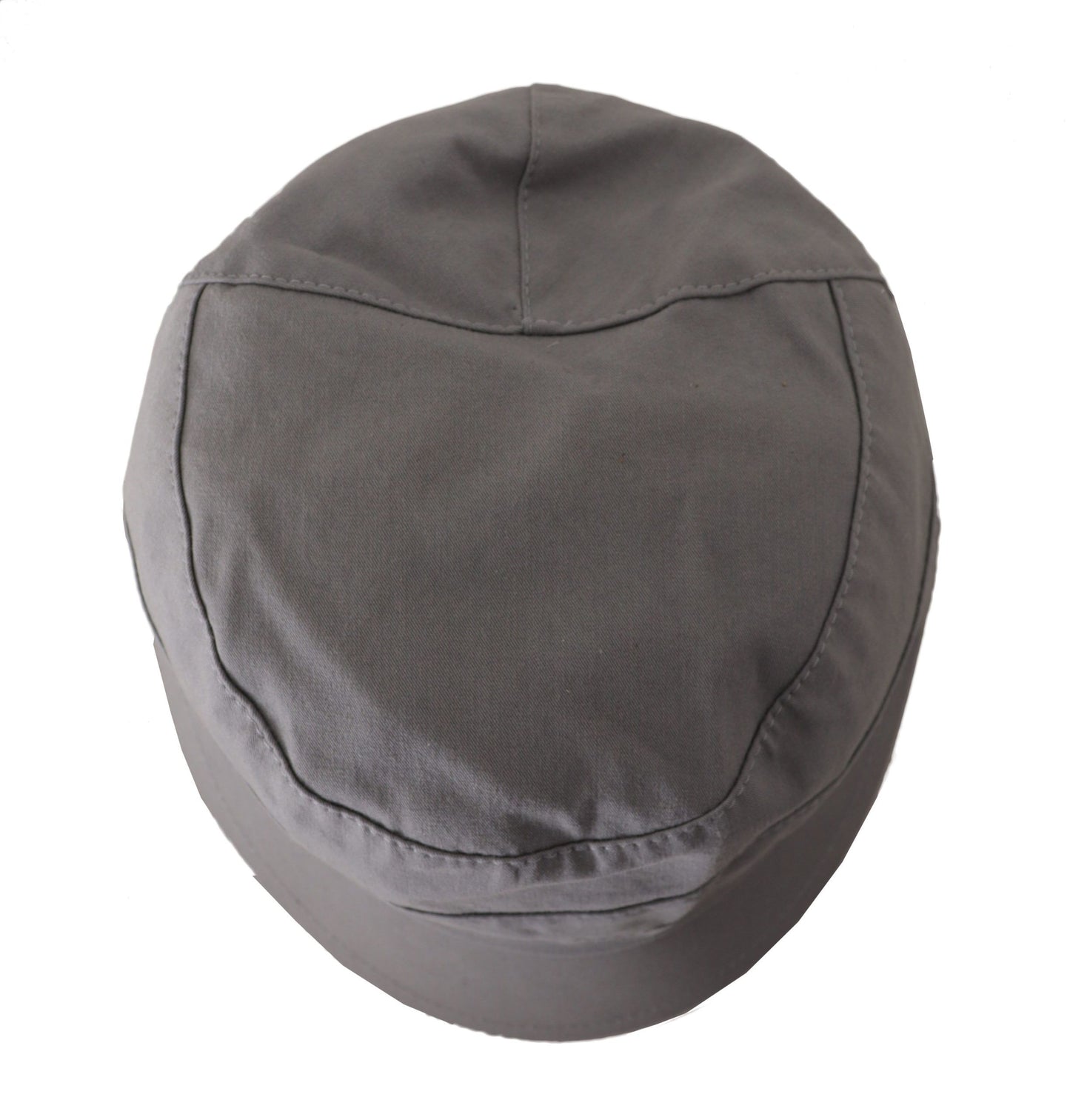 Dolce & Gabbana Casquette Gavroche Grise Homme Capello Coton Chapeau