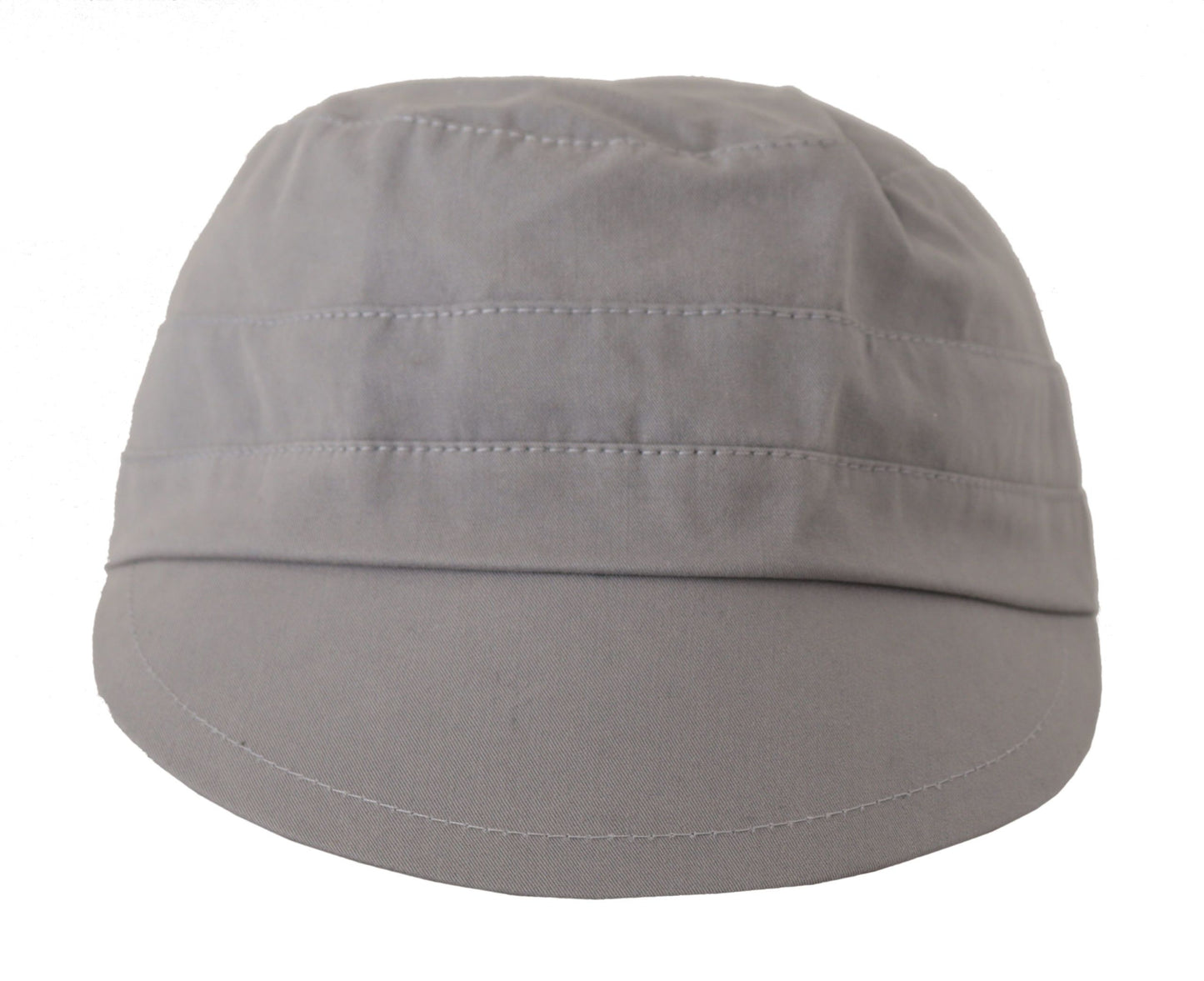 Dolce & Gabbana Casquette Gavroche Grise Homme Capello Coton Chapeau