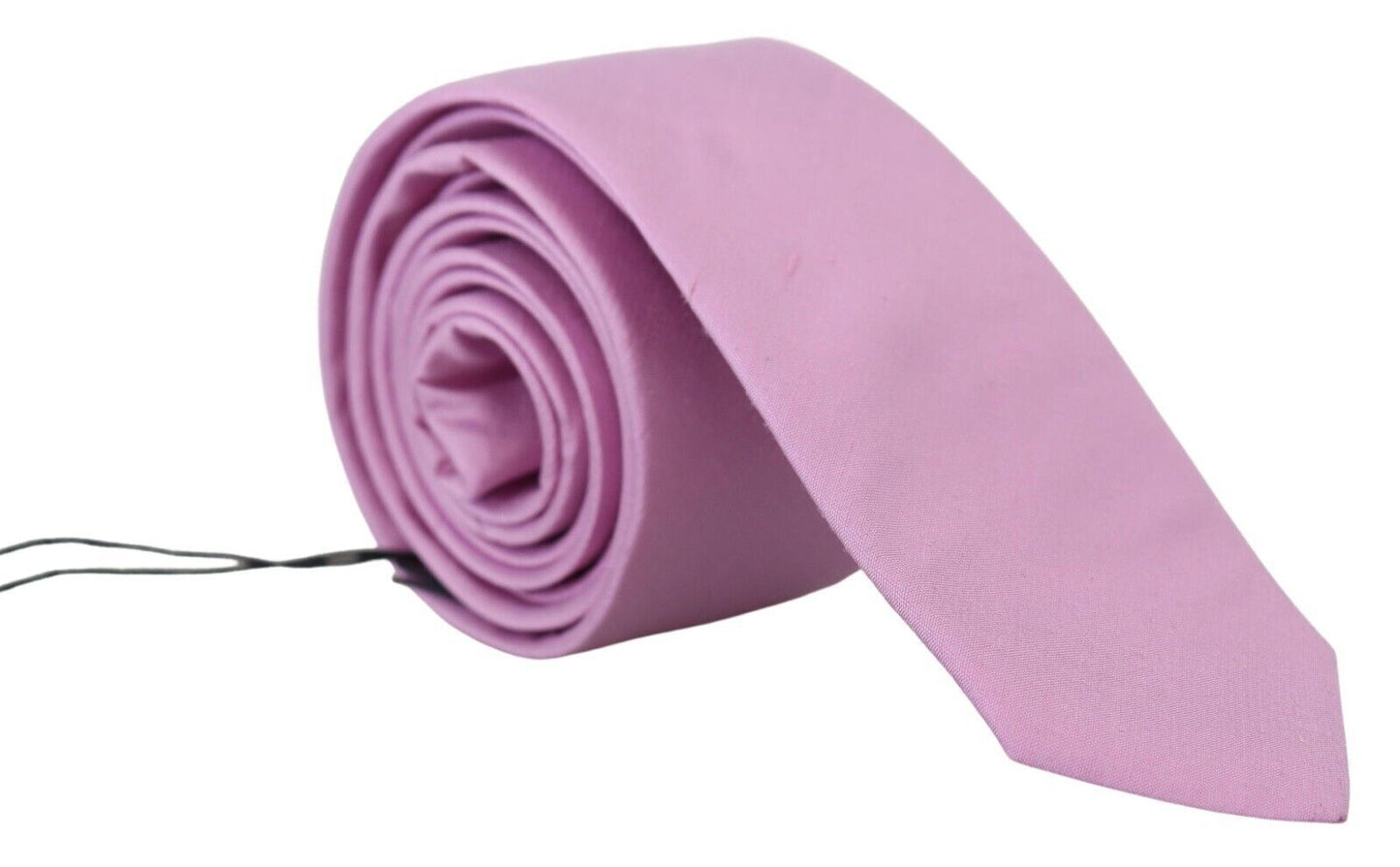 Cravate classique rose Daniele Alessandrini pour homme, accessoire en soie