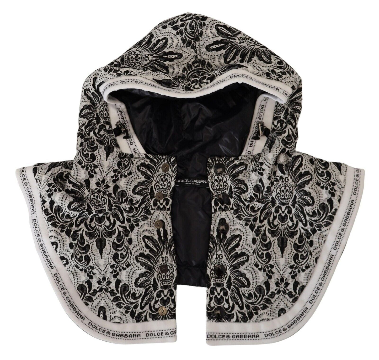 Dolce & Gabbana Chapeau en coton à imprimé floral blanc, taille unique