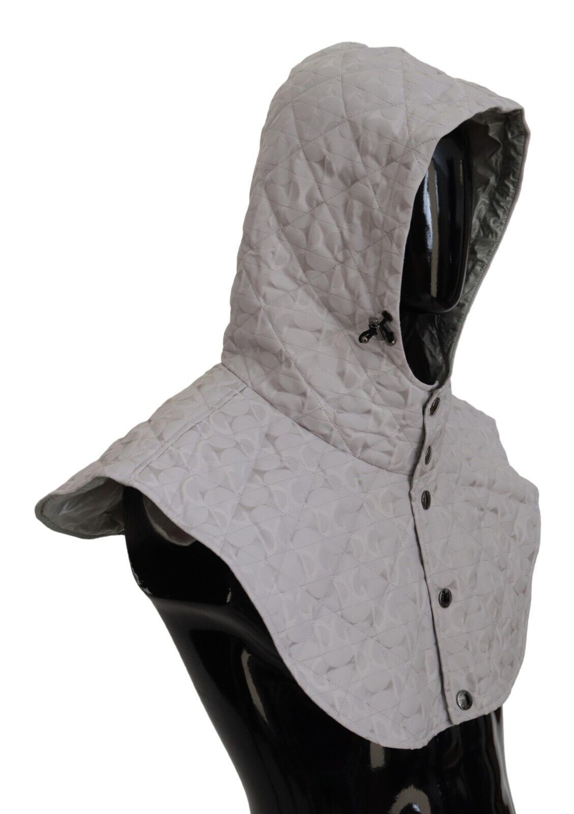 Dolce & Gabbana Chapeau en nylon matelassé blanc, taille unique