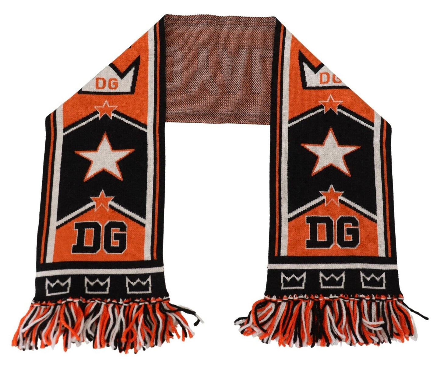 Foulard châle imprimé logo DG multicolore Dolce & Gabbana pour homme