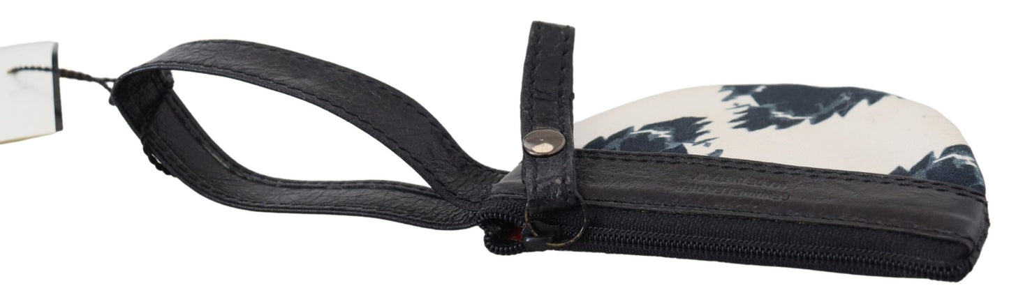 Kostuum Nationaal Wit Echt Lederen Muntenbeurs Riem Portemonnee