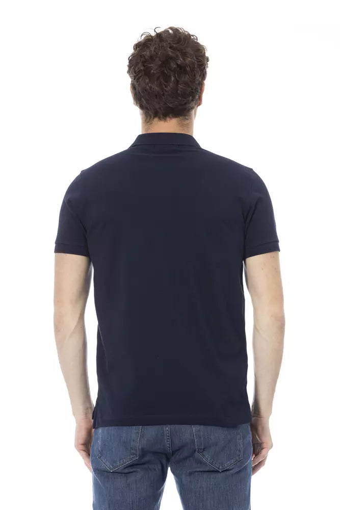 Baldinini Trend Blauw Katoenen Polo Shirt voor Heren